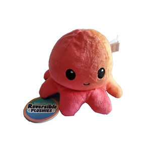 Teeturtle Reversible Octopus Plushie Sunset Mermaid Claires Tik Tok 6 Inch New